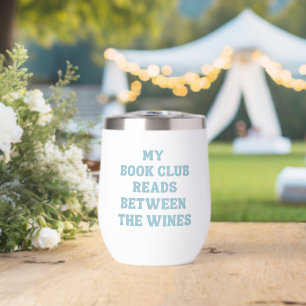 Funny Book Club Quote Blue