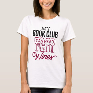 Funny Book Club Wine T-Shirt
