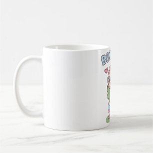 Funny Book Hog Pun, Cute Hedgehog Loves Reading Coffee Mug