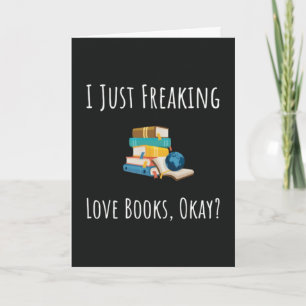Funny Book Lover Cards Sarcastic Joke Humour Reade