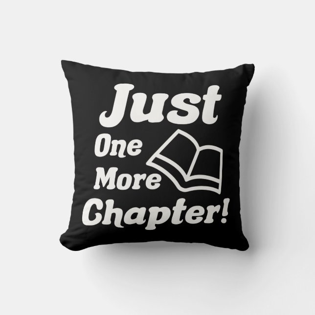 Funny Book Lover Cushion (Front)