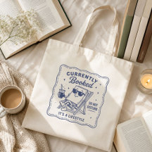 Funny Book Lover Cute Currently Booked Cosy