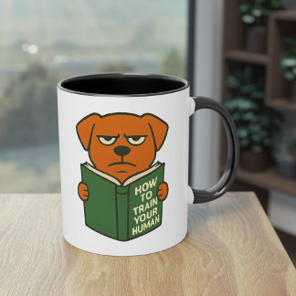 Funny Book Lover Dog Mug Dog Mum Dog Dad
