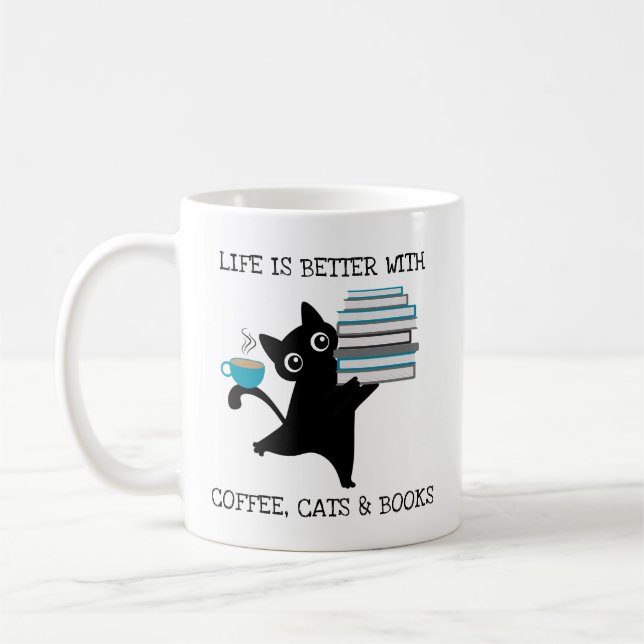 Funny Book Lover Mug (Left)