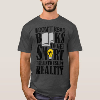 Funny Book lover Quote, Cool Book lover day for bo T-Shirt