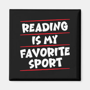 Funny book lover quote read library motivation magnet