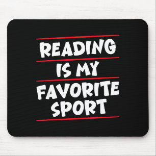 Funny book lover quote read library motivation mouse pad