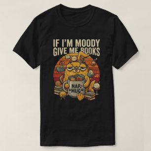 : Funny Book Lover Retro Fish Reading T-Shirt