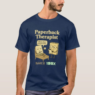 Funny Book Lover T-Shirt Retro Literary Humor