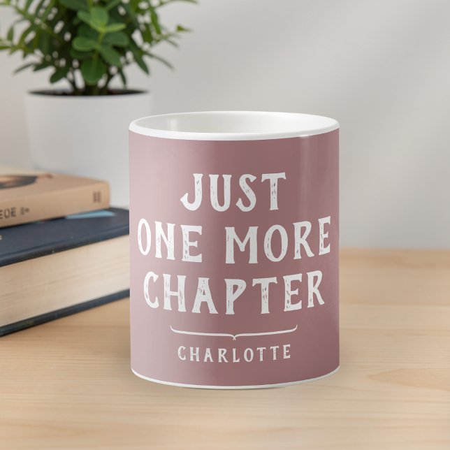Funny Book Lover's Saying Quote Personalised Coffee Mug (Creator Uploaded)