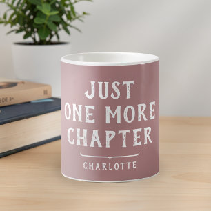 Funny Book Lover's Saying Quote Personalized Coffee Mug