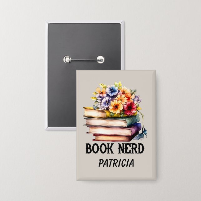 Funny book nerd word art  (Front/Back)