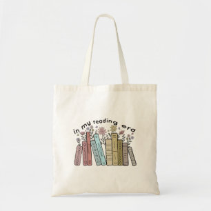 Funny Book Reader Quote In My Reading Era Groovy L Tote Bag