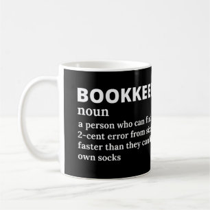 Funny Bookkeeper Definition Coffee Mug