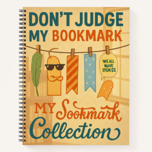 Funny Bookmark Collection Notebook – Book Lover Gi