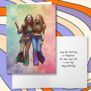 Funny Boomers Birthday   Hippies Card