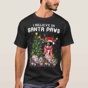 Funny Border Collie Dog Christmas Tree Christmas P T-Shirt