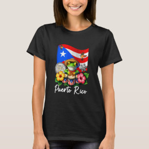 Funny Boricua Coqui Frog Taino Puerto Rico Puerto T-Shirt