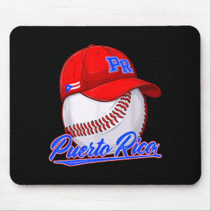 Funny Boricua Puerto Rican Puerto Rico Baseball Mouse Pad