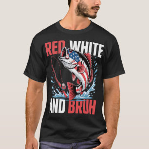 Funny Born To Go Fishing Bass Fish Fisherman Boys T-Shirt