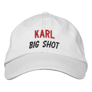 FUNNY Boss Big Shot Custom Name V05 Embroidered Hat