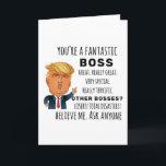 Funny Boss Birthday Best Gift Card<br><div class="desc">Apparel gifts for men,  women,  boys,  kids,  couples and groups. Perfect for Birthdays,  Anniversaries,  School,  Graduations,  Holidays,  Christmas.</div>
