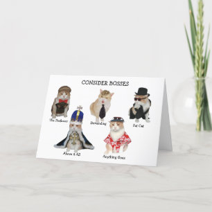 Funny Boss Birthday Card