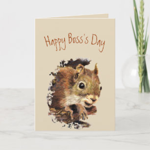 Funny Boss Boss's Day from us Nuts Card