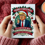 Funny Boss Christmas Card<br><div class="desc">Funny boss Christmas card to wish your boss a Merry Christmas and Happy New Year.</div>