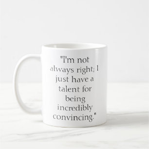 Funny Boss Humor Typography Coffee Mug