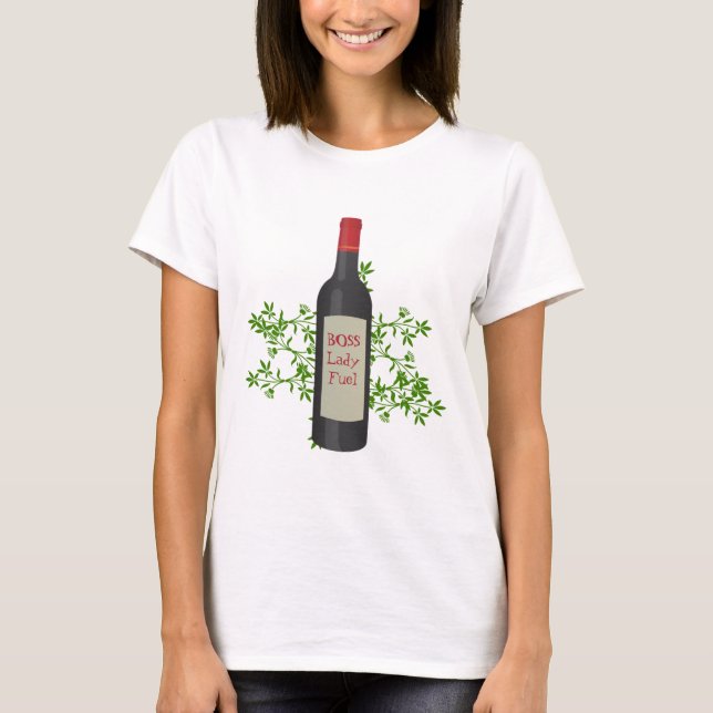 Funny Boss's Wine T-Shirt (Front)