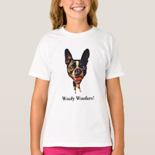 Funny Boston Terrier Girls T-Shirt