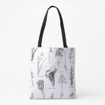 Funny botany tote bag