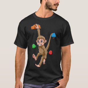 Funny Bouldering And Rock Climbing Monkey T-Shirt