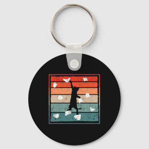 Funny Bouldering Cat Climber Cute Kitten Cats Rock Key Ring