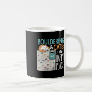 Funny Bouldering Cat – Rock Climbing And Cat Lover Coffee Mug
