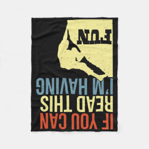 Funny Bouldering Climb Shirt Gift Workout Free Roc Fleece Blanket