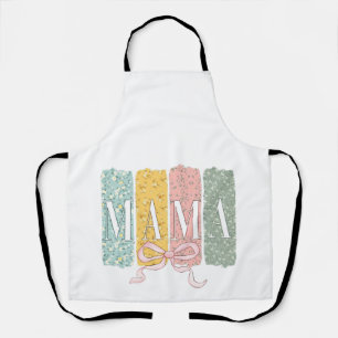 Funny Bow Coquette Mama Flowers Mother’s Day   Apron
