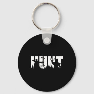 Funny Bow Hunting Deer For Hunter And Archery Hunt Key Ring