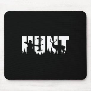 Funny Bow Hunting Deer For Hunter And Archery Hunt Mouse Pad