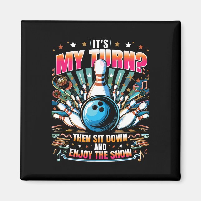 Funny Bowler Bowling 1  Magnet (Front)