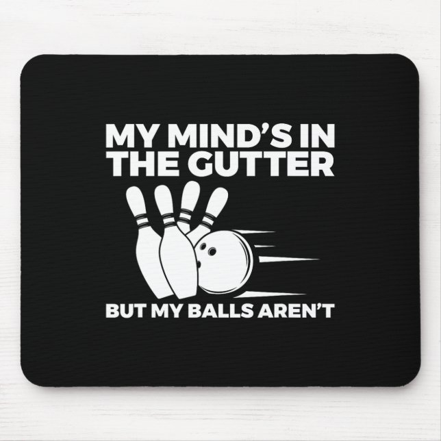 Funny Bowling 1  Mouse Pad (Front)