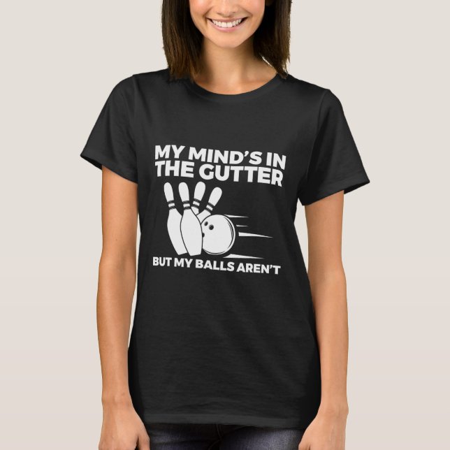 Funny Bowling 1  T-Shirt (Front)