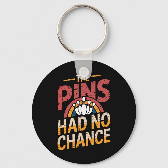 Funny Bowling 2  Key Ring (Front)