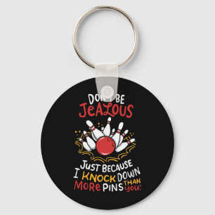 Funny Bowling 5  Key Ring