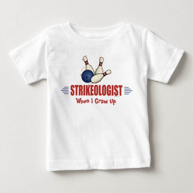 Funny Bowling Baby T-Shirt (Front)