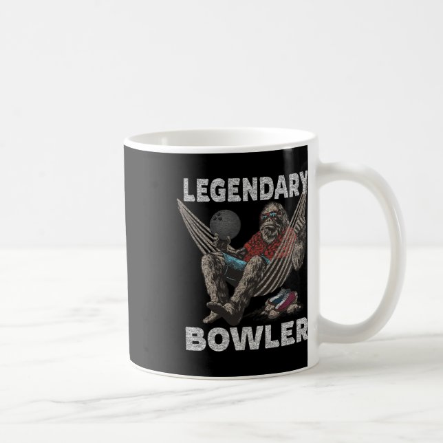 Funny Bowling Bowler Legendary Saying  Coffee Mug (Right)