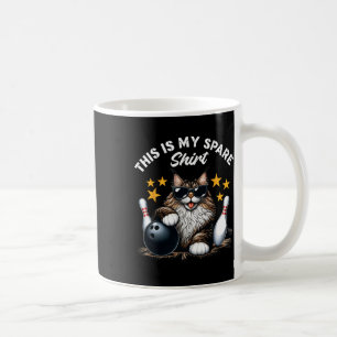 Funny Bowling Cat Artwork Funny Cat Bowling This I Coffee Mug