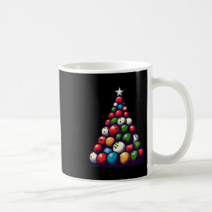 Funny Bowling Christmas Tree Lights For Men Women  Coffee Mug