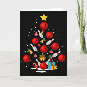 Funny Bowling Christmas Tree Lights Xmas Gifts For Card